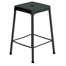 Pemberly Row 25" Steel Counter Stool in Black