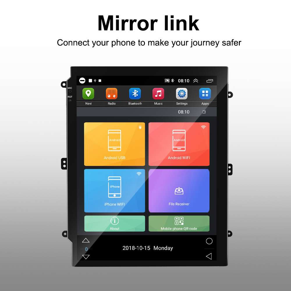 Autoradio Android 15 9.7" Pour Hummer H2 2003-2007 | GPS CarPlay | Écran Tactile
