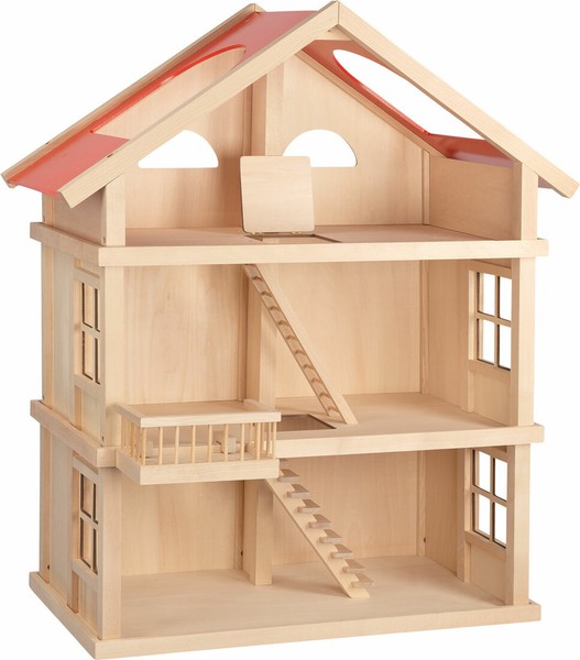 Puppenhaus Holz goki 3 Etagen-image