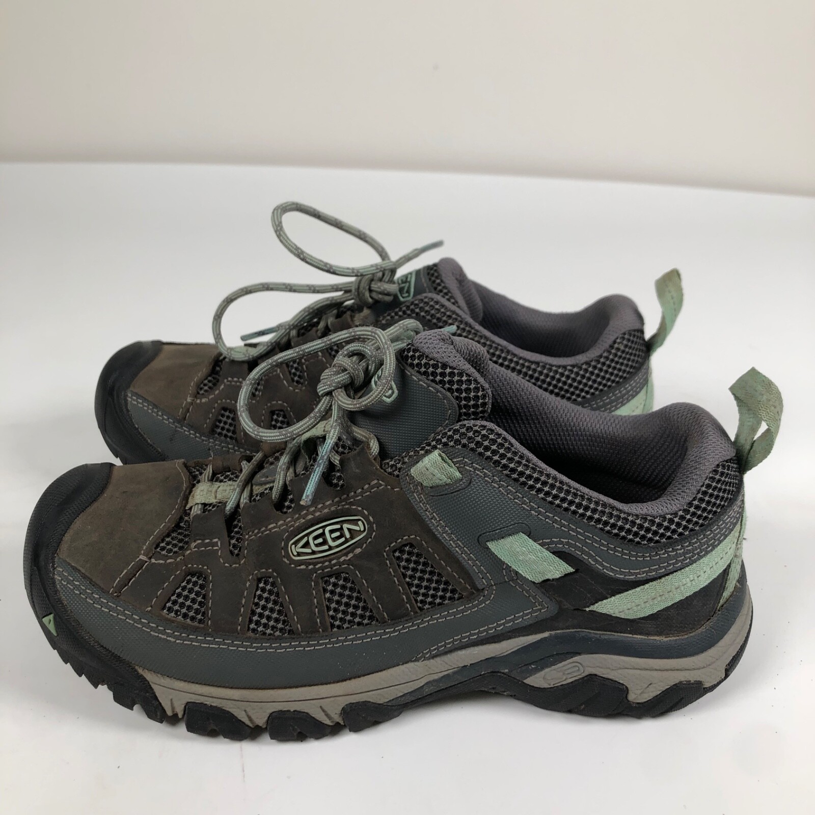 Scarpe casual Keen Targhee da donna taglia 9 US 39 5 grigie in pelle a rete escursionismo trail