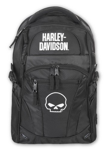 Harley-Davidson Renegade II Backpack - USB Port Laptop Bag With Rain Cover