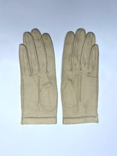 VTG Barra Gloves Italy Womens Beige Sz 7 Wrist Suede Leather Gloves