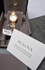 Image of Ladies Bulova Watch 97W101 BNIB bought never gave as present new unworn