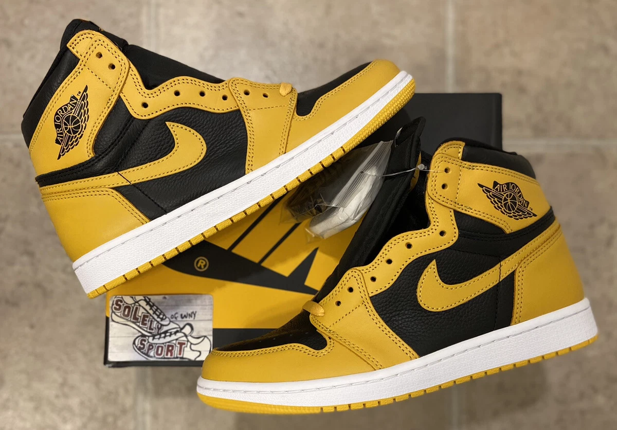 Jordan 1 high shop black and yellow
