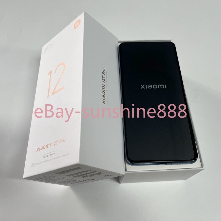 Unlocked Xiaomi 12T Pro 5G Dual SIM 12+256GB 200MP 6.67