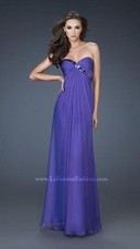 NWT PURPLE MIST LA FEMME PROM/PAGEANT/FORMAL DRESS/GOWN 18186 SIZE 10