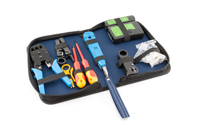 Werkzeug Set, Netzwerktasche, Netzwerktester, LSA Werkzeug, Netzwerkstecker
