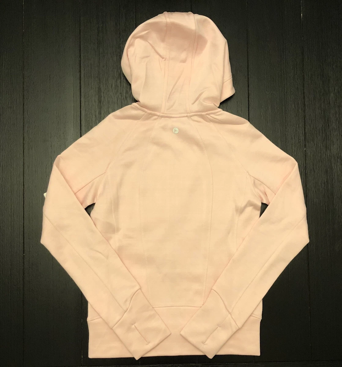 NWT 90 Degree By Reflex Youth Girls Brushed Inside Hoodie Jacket Pink Size 12