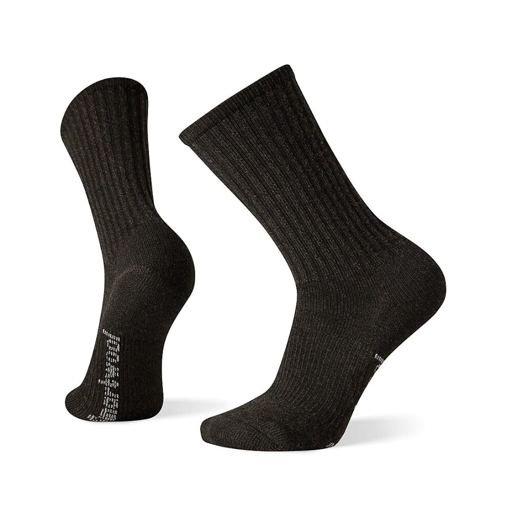 Smartwool Men Classic Edition Hike Extra Cushion Crew Socks, Black, Large