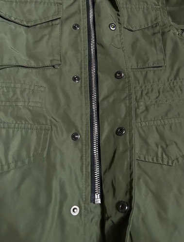ZADIG & VOLTAIRE Parka hooded Jacket Kids Boys green full zip button hoodie - Picture 8 of 17