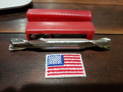 CLEVELAND 1/2 X 1/2 SHANK DOUBLE END TWO 2 FLUTE ENDMILL 