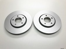 2X Discos de Freno Delanteros para Chrysler Grand Voyager Rg 2001-2007 302MM