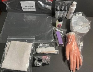 State Board Exam Kits:  Cosmetology, Esthi, Barber, Nail Tech, Natural Stylist.