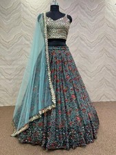 Beautiful Faux Georgette Lehenga Choli With Dupatta For Women  Girls