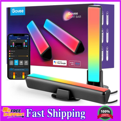 Govee Smart LED Light Bars   RGBICWW WiFi TV Backlights, Alexa & Google Compatib