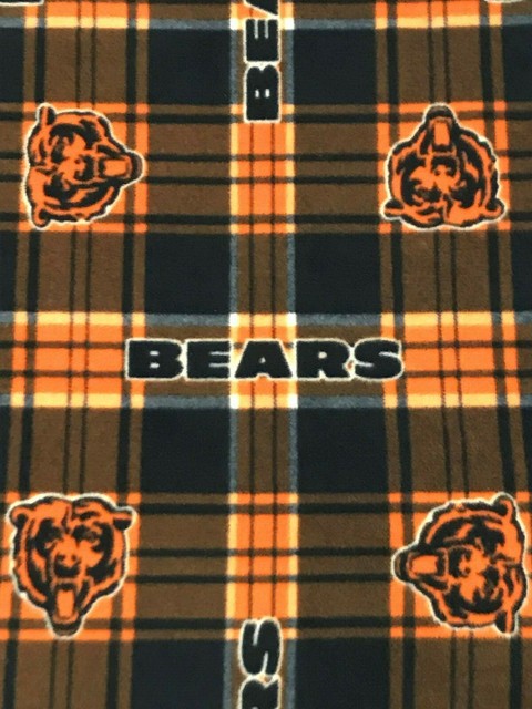 Chicago Bears Baby Blanket 28 x 35 Fleece Football Sports ...