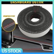 Red Car Mouldings Trim Decor Line Strip Accessories For Car Door Dashboard Strip