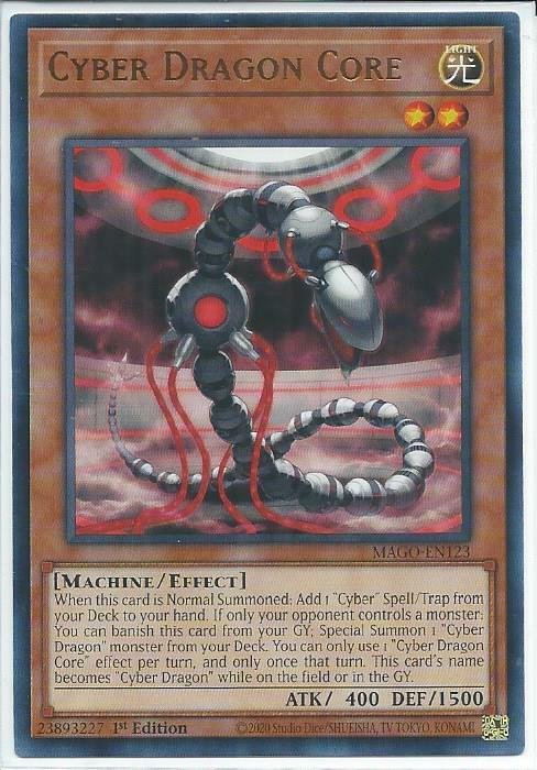 Yugioh - Cyber Dragon Core - 1st Edition Card | eBay