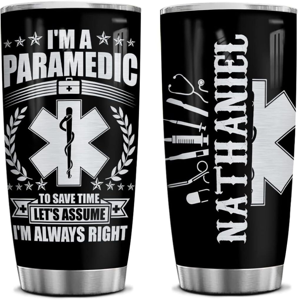 Paramedic Tumbler Paramedic Gift For Women Men Tumblers Stainless Steel Insulate