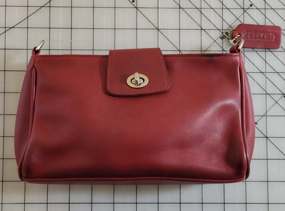 COACH Vintage Legacy Shoulder Bag in Red