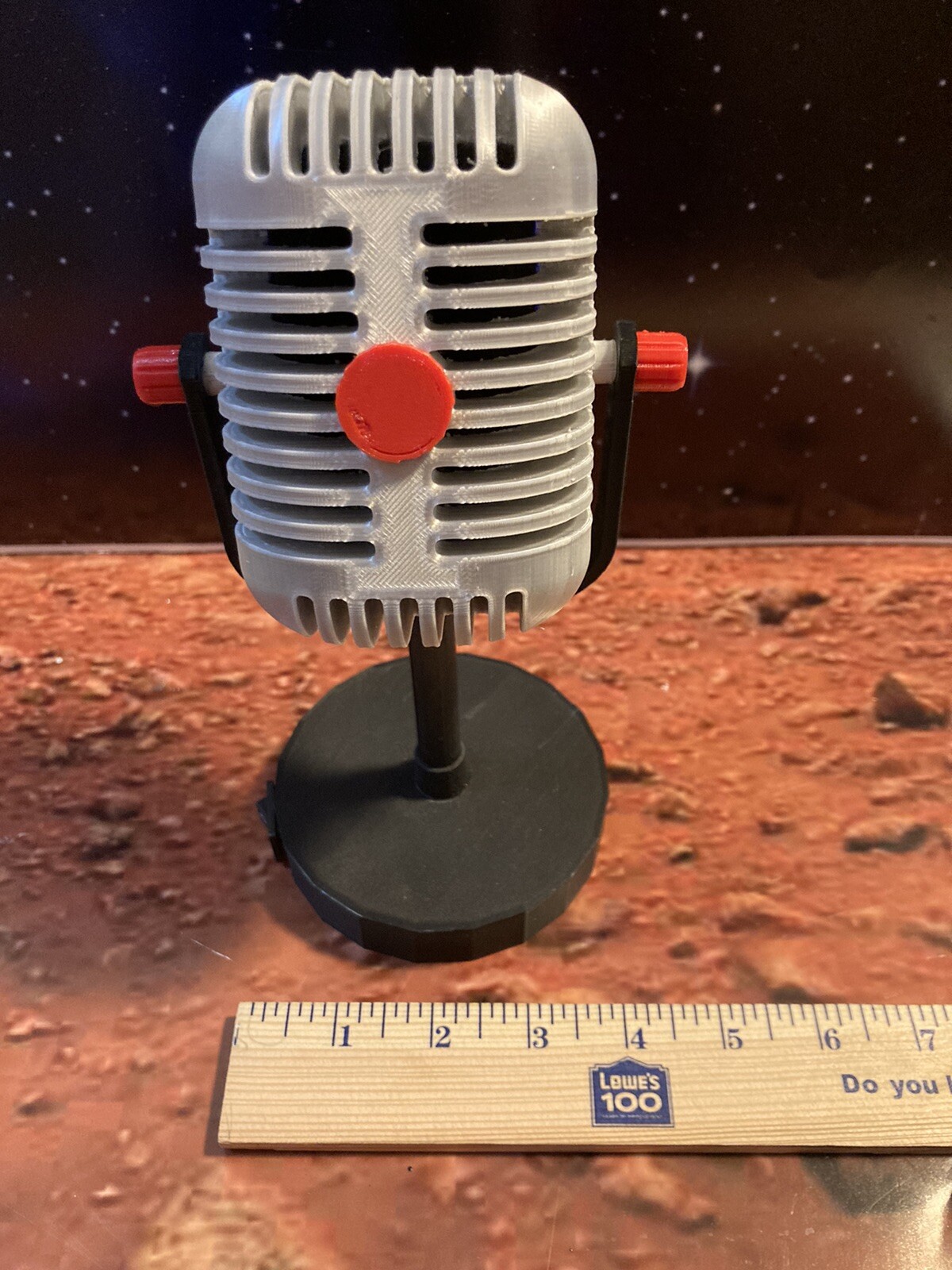 Bluetooth speaker antique microphone replica-image