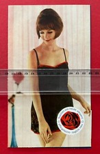 DDR Reklame Falt Prospekt 1968 Mode Dederon Unterw&auml;sche Chemiefaser  ( F22218