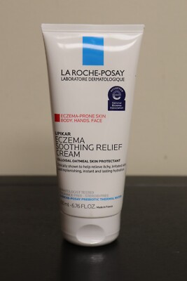 NEW La Roche-Posay Lipikar Eczema Soothing Relief Cream Body Hands Face 6.76 oz