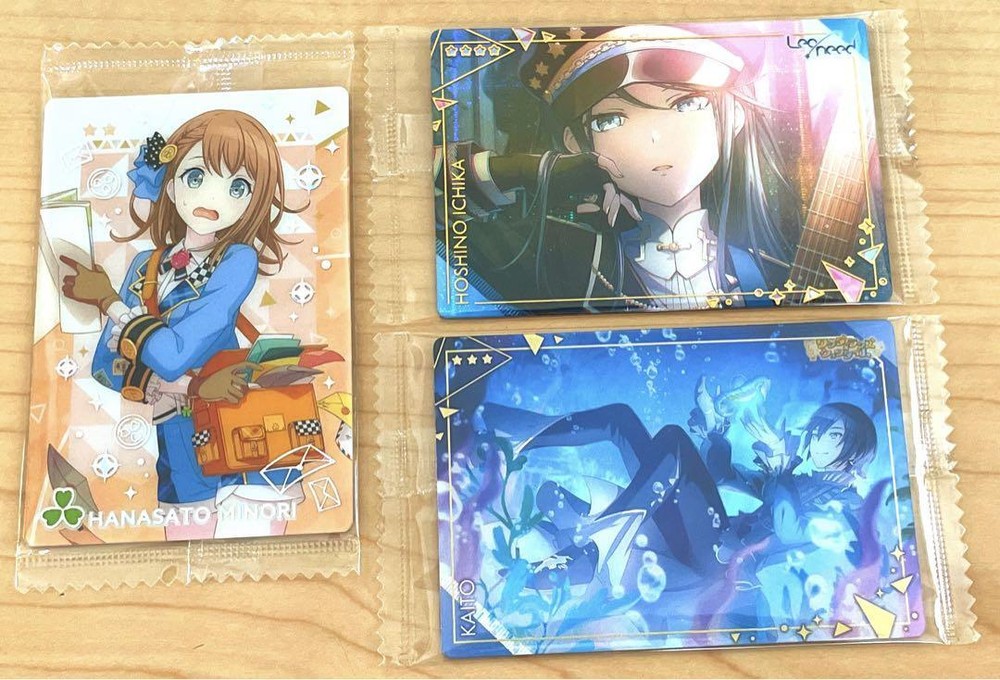 Proseca Wafer 8 Minori Hanasato Hologram Foil Stamping Etc. 3 Pieces Sold In Bul