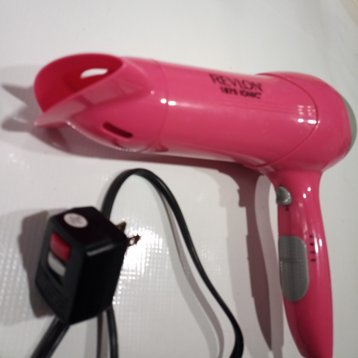 Pink Revlon Compact Hair Dryer Revlon 1875W Ionic Hair Blow Dryer