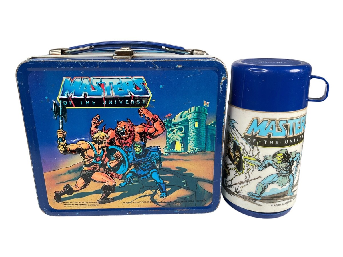 VTG 1983 MASTERS OF THE UNIVERSE Lunch Box -Thermos INCLUDED ♤ | eBay