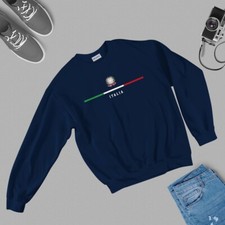 Italia Sweater, Country Logo with Flag Sweatshirt, Coat of Arms of Italy, Italia