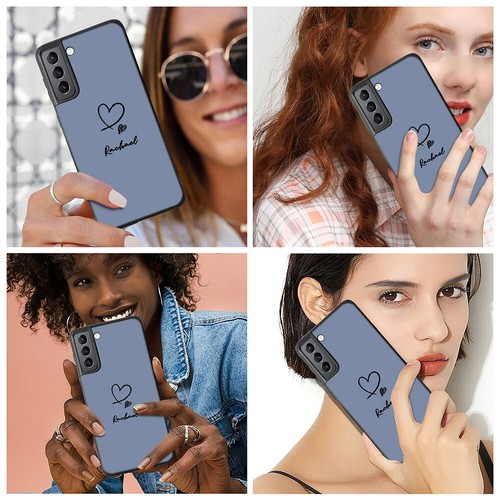 Personalised Phone Case For Samsung Galaxy S24 S23 S22 S21+ S20 S10 Heart Cover - Picture 19 of 102
