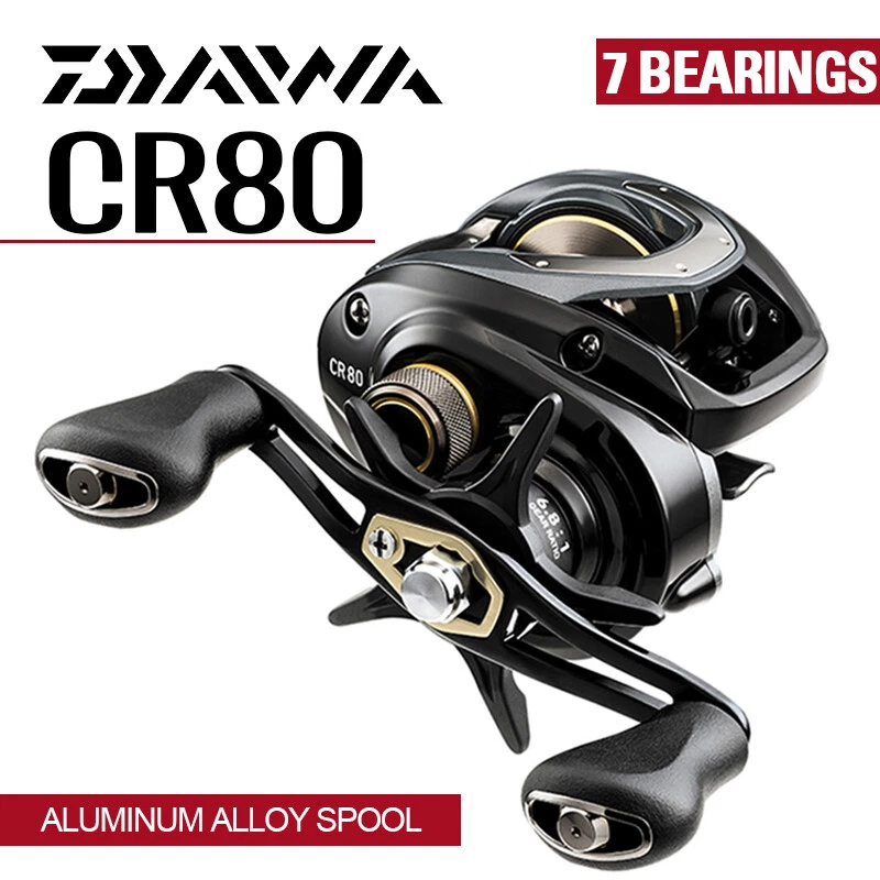 Daiwa CR80 Baitcasting Fishing Reel 7/1BB 6.8:1 7.5:1  Low Profile Fishing reel - Изображение 2 из 4