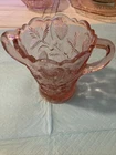 vintage mcm fenton pink vase