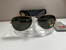 Ray-Ban Cockpit sunglasses RB3362 001 59-14 . Gold frame/G15 green lenses