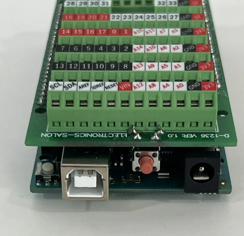 Screw Terminal Block Breakout Shield Module for Arduino MEGA-2560 R3 - Image 3 of 4