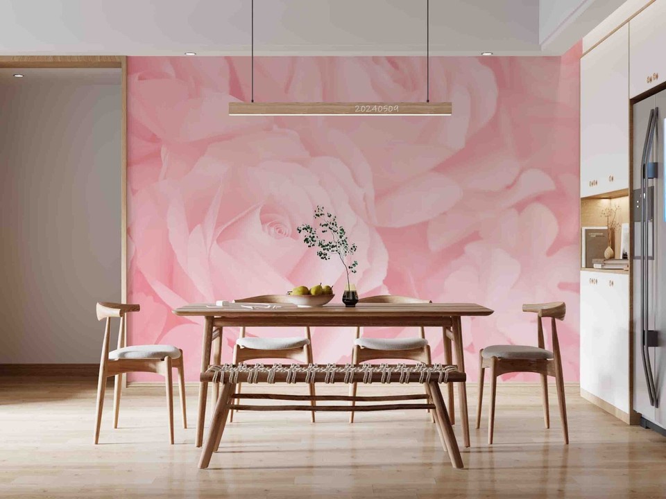 3D Rose Pink Floral Wallpaper Wall Murals Removable Wallpaper 23 eBay