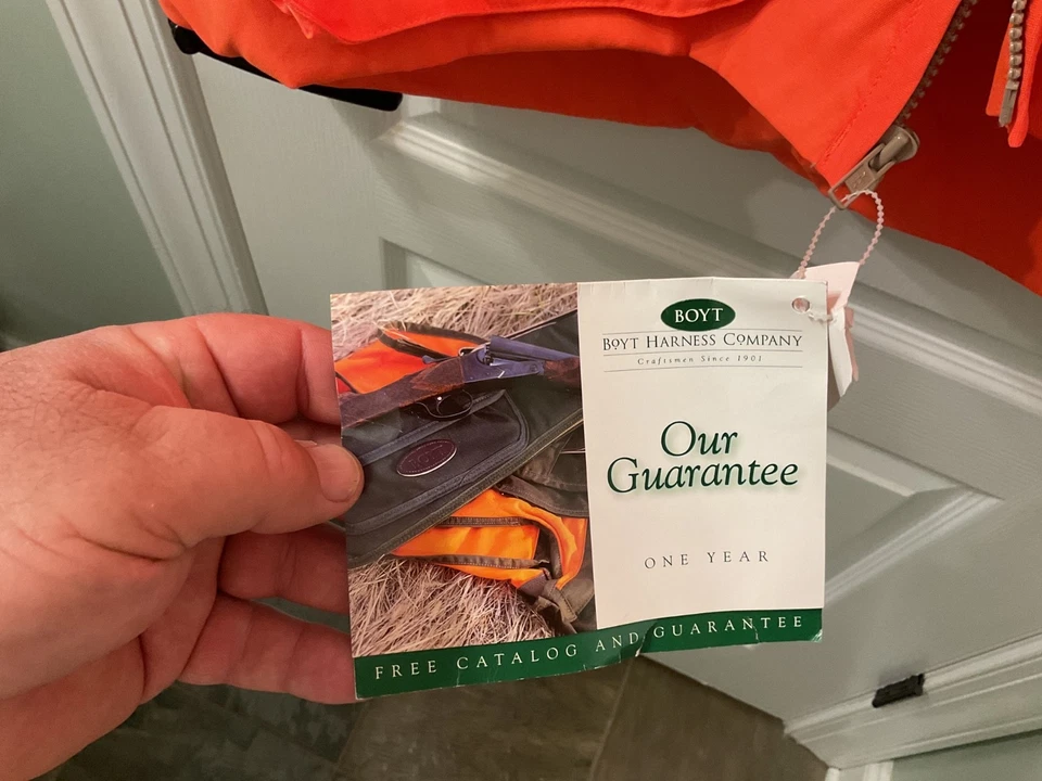 BOYT HARNESS MESH BACK ORANGE UPLAND HUNTING VEST HU101 large - Image 3 of 4