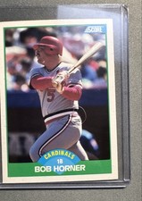 1989 Score - Bob Horner #68