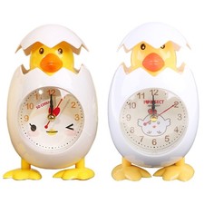 Cartoon Cute Alarm Clocks Chicken Duck Egg for Shell Quartz Movement Alarm Clock