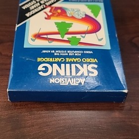Vintage Skiing Atari 2600, 1980 CIB Complete In Box Very Clean Tested Works