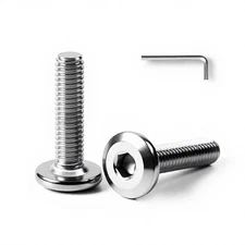 1/4-20 x 1-1/4" (30 Pack) Flat Head Hex Socket Cap Screws Bolts, 304 Stainles...