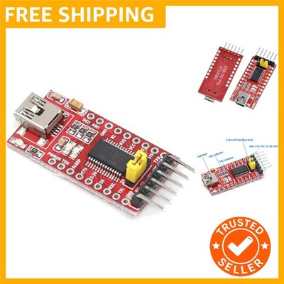 Compact FT232RL Mini USB to TTL Serial Adapter - 3.3V/5.5V Voltage Support