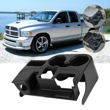 Matte Black Center Console Cup Holder Fit 03-12 Dodge Ram 1500 2500 3500 USA