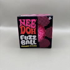 BRAND NEW-NEEDOH Fuzzball Pink Flower Power Edition-FACTORY SEALED