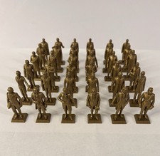 Vintage Marx Toys Golden Plastic President Figures Full Set 36 Figures RARE