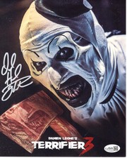 David Howard Thornton signed 8x10 Photo Art the Clown Terrifier 3 JSA