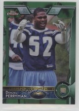 2015 Topps Chrome Rookies Green Refractor Denzel Perryman #183 11pj