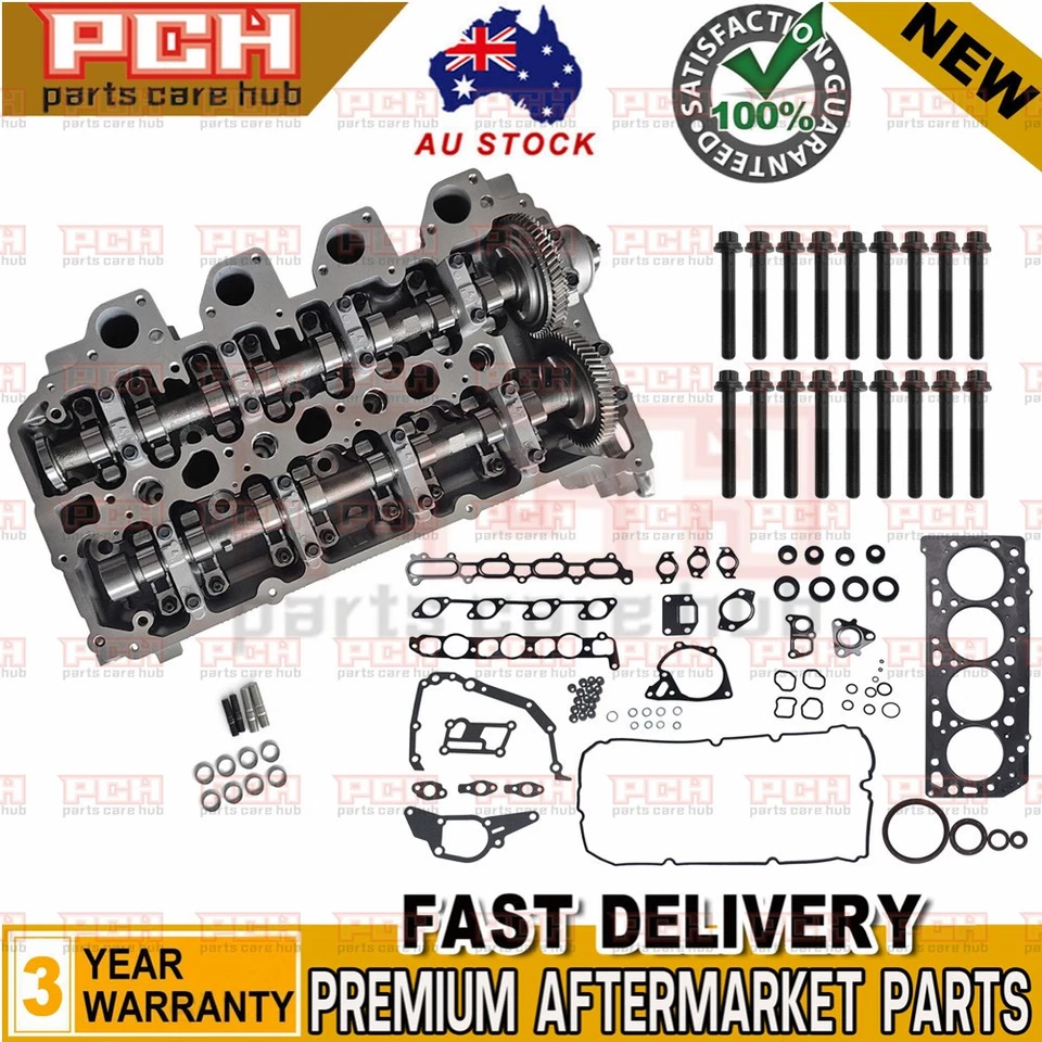 4D56 Cylinder Head w/ Gasket&Bolts for Mitsubishi Triton ML MN Diesel 2.5L 08~15 - image 4 of 4