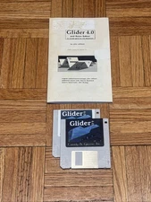 1991 Apple Macintosh GLIDER 4.0 & Room Editor - 3.5" Disks (2) - Casady & Greene